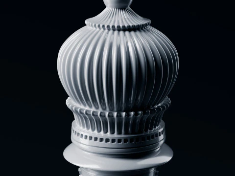 Palatine Chess Set 3D Print Model