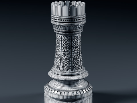 팔라티노 체스 세트 3D 프린트 모델