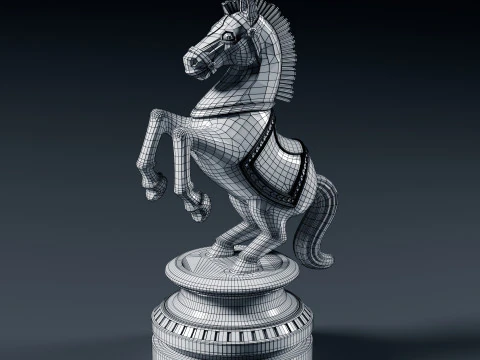 Palatine Chess Set 3D Print Model