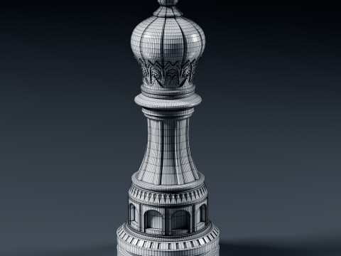 팔라티노 체스 세트 3D 프린트 모델