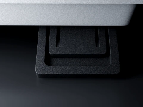 Minimalist Wireless Keyboard 3D Model