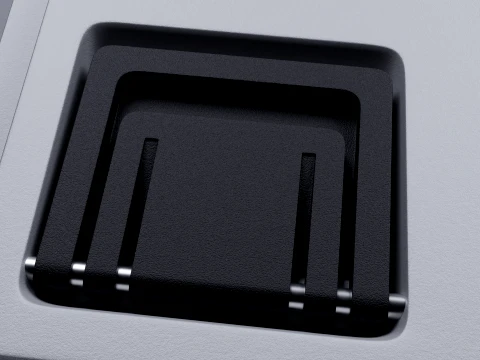 Minimalist Wireless Keyboard 3D Model
