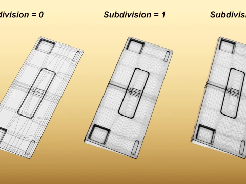 Minimalist Wireless Keyboard 3D Model