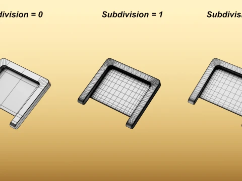 Minimalist Wireless Keyboard 3D Model