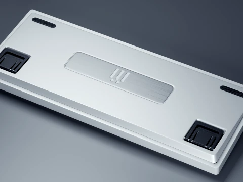 Minimalist Wireless Keyboard 3D Model