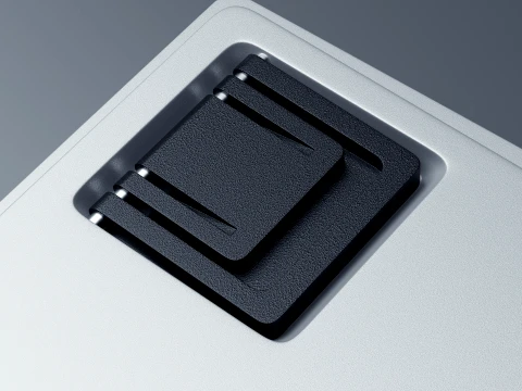 Minimalist Wireless Keyboard 3D Model