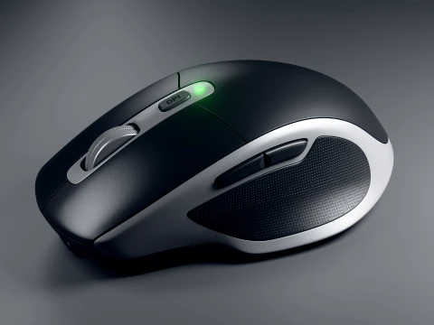 Modern Wireless Mouse 3D Model