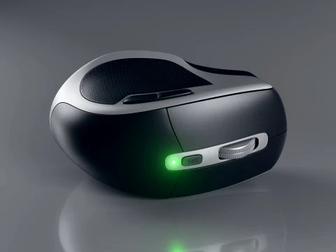 Modern Wireless Mouse 3D Model