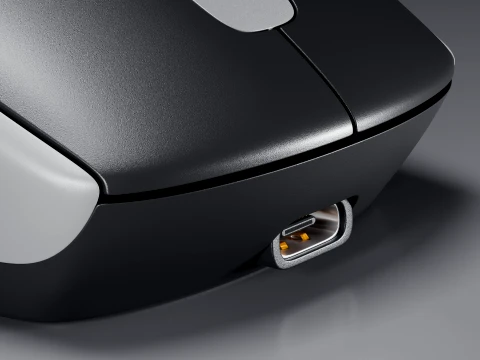 Modern Wireless Mouse 3D Model