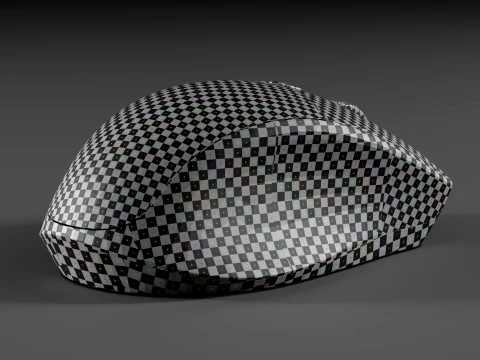 Modern Wireless Mouse 3D Model