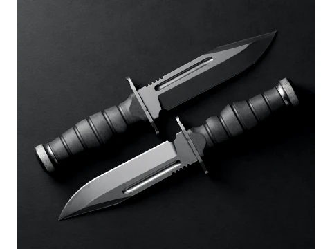 Military Tactical Combat Knife - Game Ready 3D Model