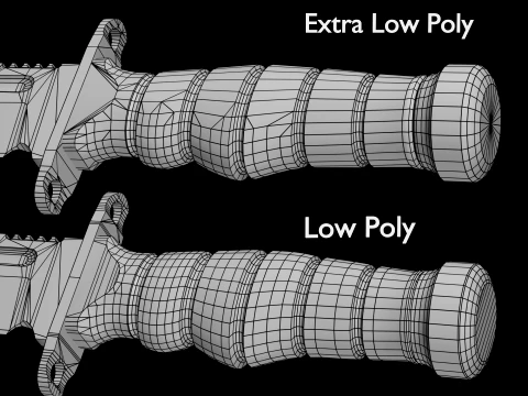 Military Tactical Combat Knife - Game Ready 3D Model