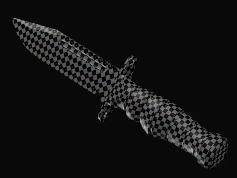 Military Tactical Combat Knife - Game Ready 3D Model