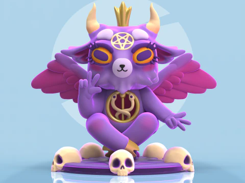 Słodki Bafomet Model do druku 3D