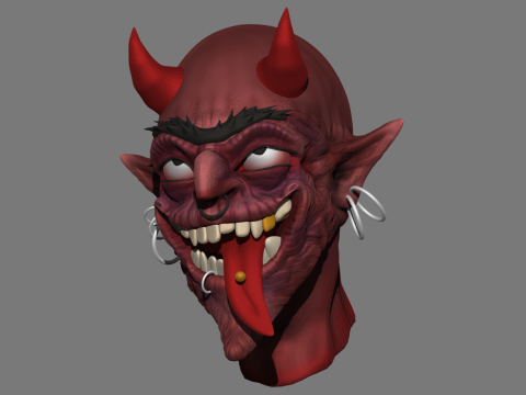 Happy Chort Modelo 3D