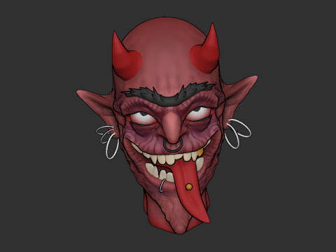 Happy Chort 3D Model