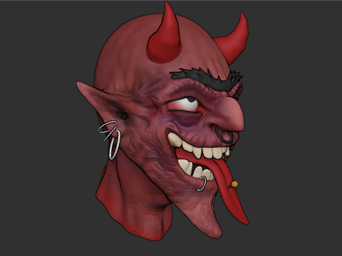 Happy Chort 3D Model
