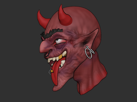 Happy Chort 3D Model