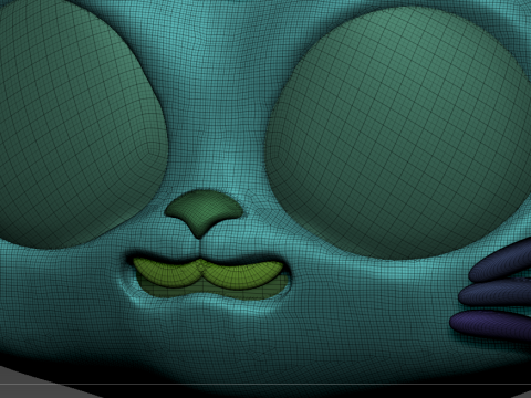 Black Kitty with sword 3D Baskı Modeli