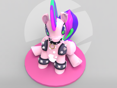 My Little Punk Pony Modelo de Impressão 3D