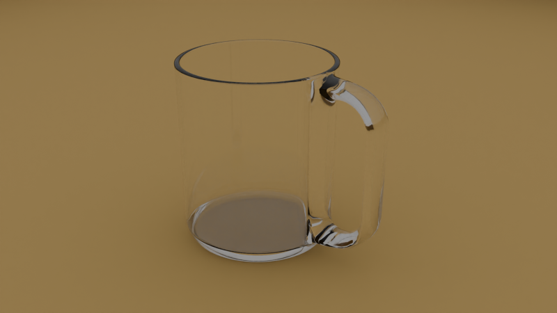 Clear Glass Cup 3D Model .c4d .max .obj .3ds .fbx .stl .blend 