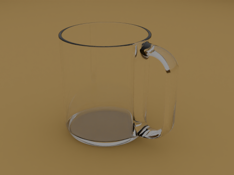 Clear Glass Cup Modèle 3D
