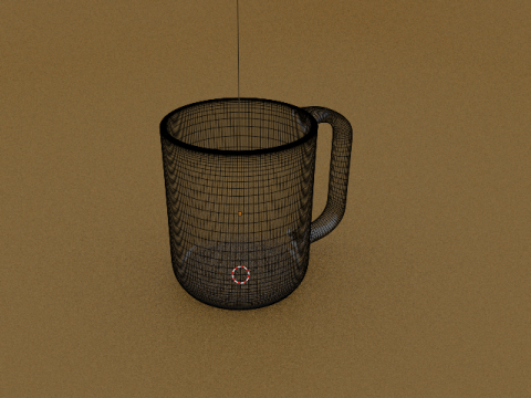 Clear Glass Cup 3D Model