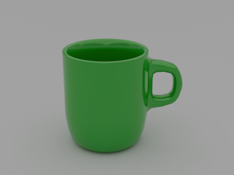 Minimalist Mug 3D Model