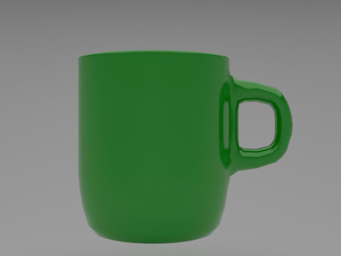 Minimalist Mug 3D Model