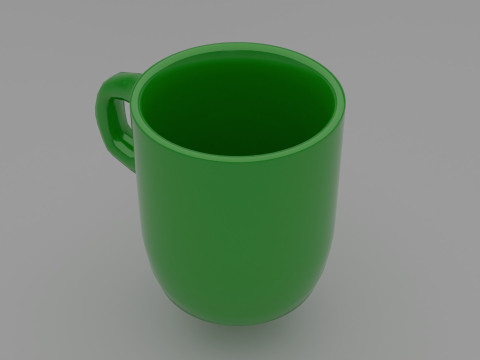 Minimalist Mug 3D Model