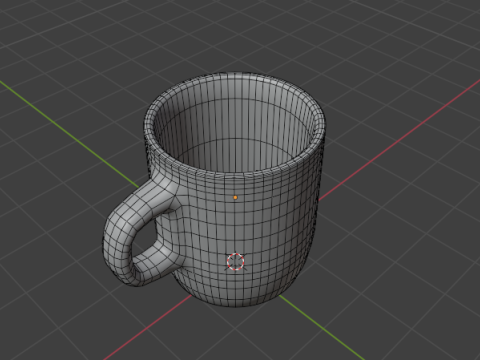 Minimalist Mug 3D Model