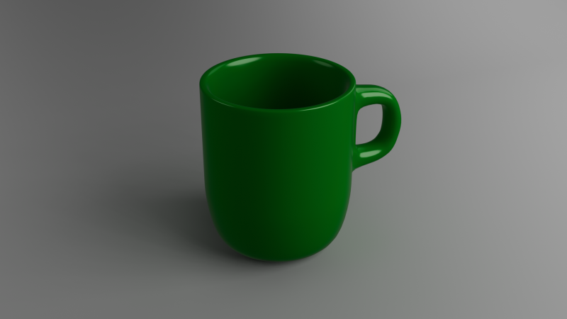Minimalist Mug 3D Модель .c4d .max .obj .3ds .fbx .stl .blend