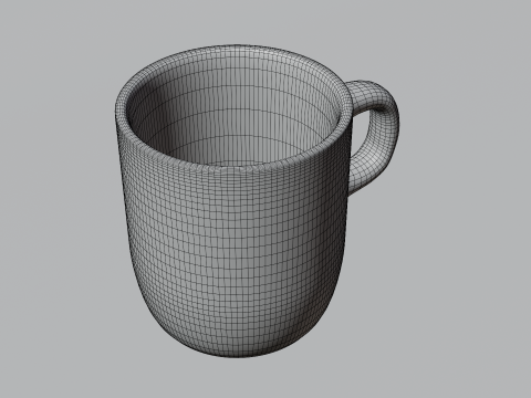 Minimalist Mug 3D Модель