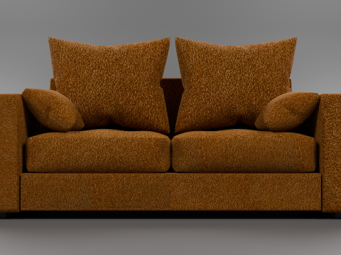 Minimalist Sofa Model 3D