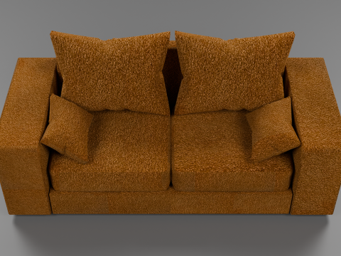 Minimalist Sofa Model 3D