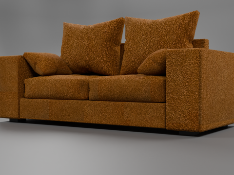 Minimalist Sofa Model 3D