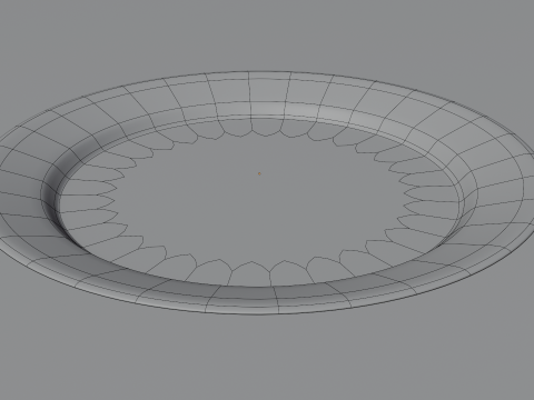 Red Plate 3D Model