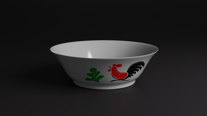 Indonesian Legend Bowl 3D 모델 .c4d .max .obj .3ds .fbx .stl .blend