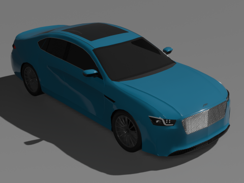 D-Segment Sedan 3D 模型
