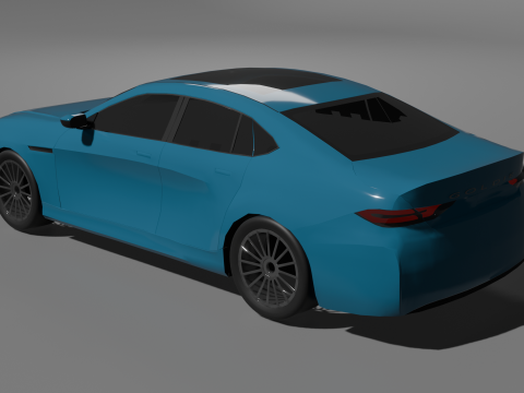 D-Segment Sedan 3D 模型