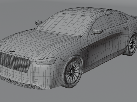 D-Segment Sedan 3D 模型