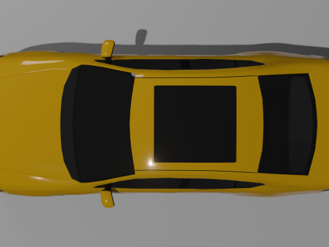 Sporty D-Segment Sedan 3D 모델