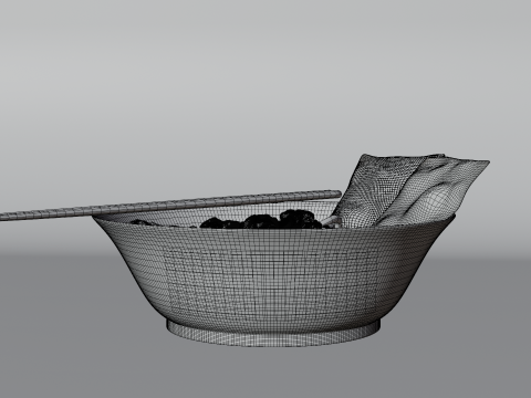 Indonesian Chicken Noodle 3D Модель