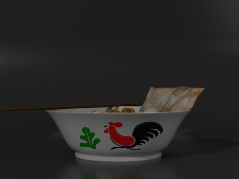 Indonesian Chicken Noodle 3D Модель