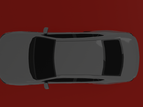 Aggressive Sport Sedan 3D 模型
