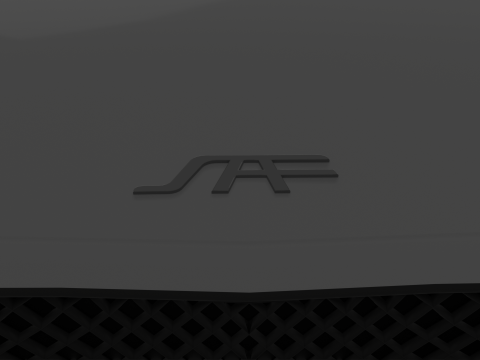 Aggressive Sport Sedan 3D 模型