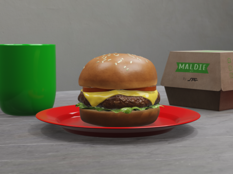 Cheeseburger 3D Модель