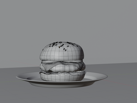 Cheeseburger 3D Model