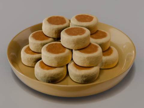 Bakpia 3D Model