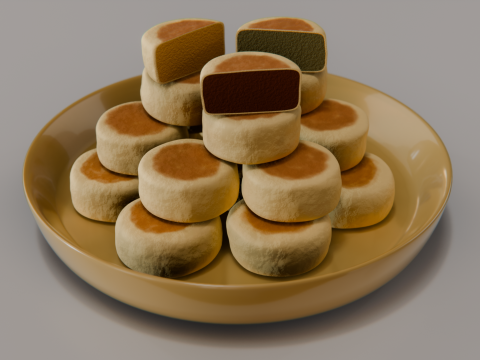Bakpia 3D Model